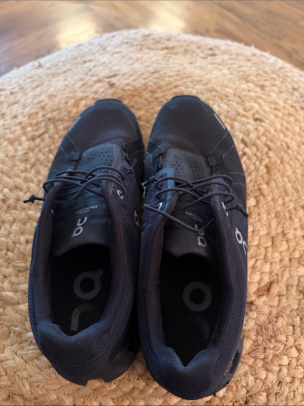 On Running Men's Black Lightweight Athletic Sneakers